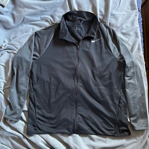 Nike Dri-fit - Men’s Black/Gray Full-Zip Jacket